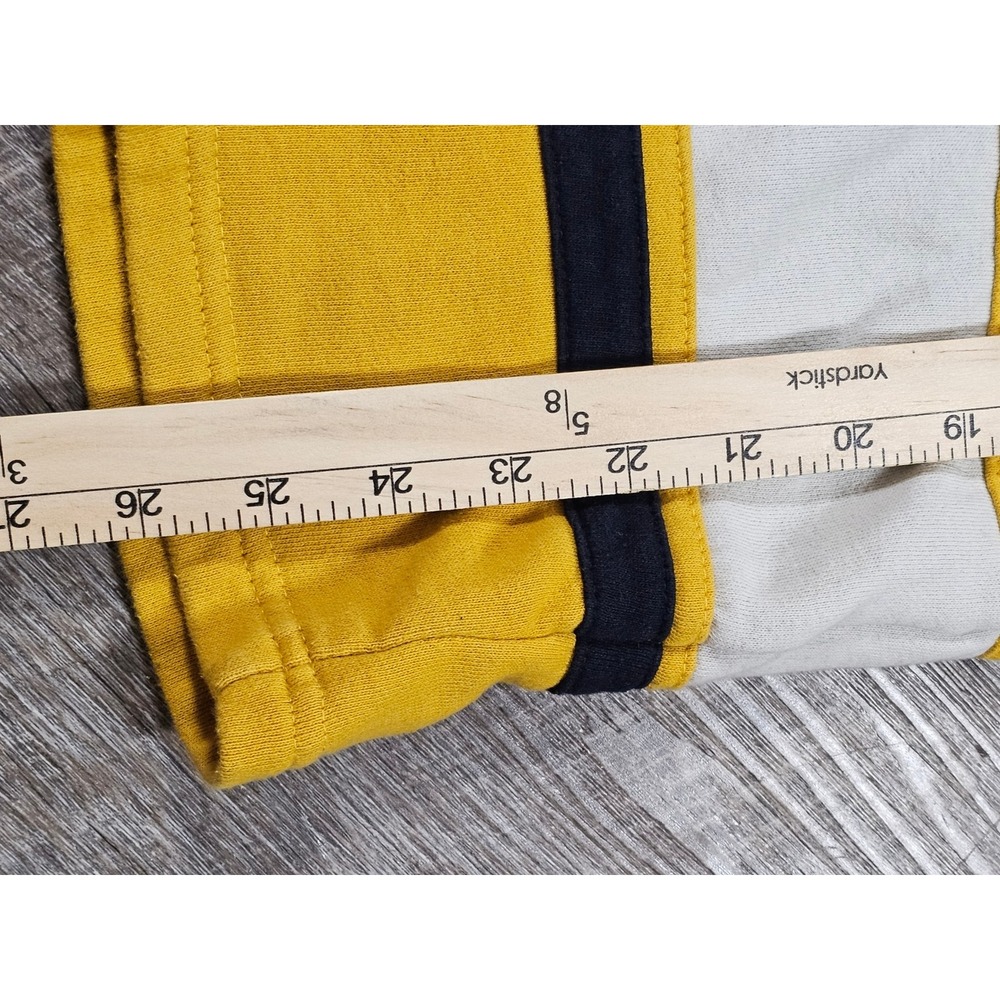 OTS Nashville Predators NHL Hockey Hoodie Lace Up Jersey Yellow Mens Large - Picture 4 of 7